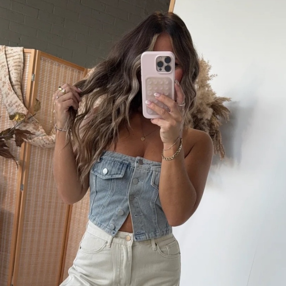 Denim Women's Crop Top